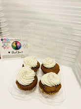 Load image into Gallery viewer, Navy Bean Jumbo Cupcakes 4 Pack