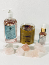 Load image into Gallery viewer, Rose Crystal Infused Facial Trio