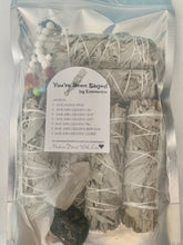Load image into Gallery viewer, 6 White sage Smudge Sticks Chakra Bracelet Healing Stone